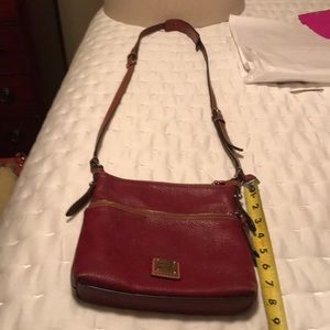 Dooney and Bourke crossbody bag in awesome red color